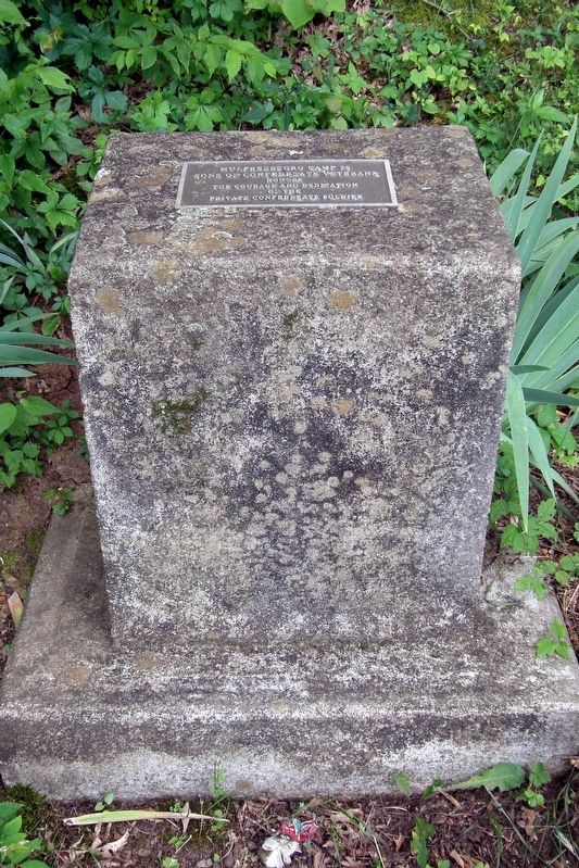 The Confederate Soldier Marker. Click for full size. The Confederate Soldier Marker image. Click for full size.