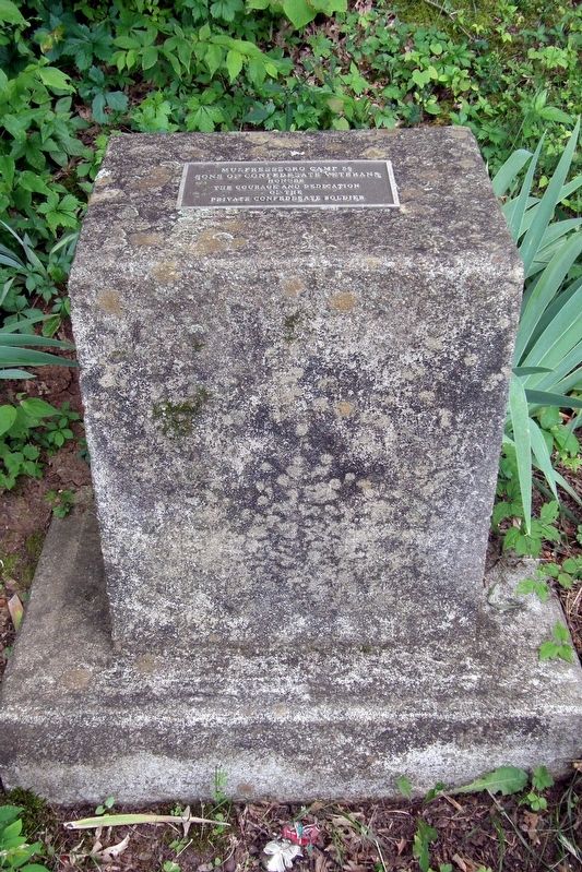 The Confederate Soldier Marker image. Click for full size.