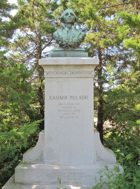 Casimir Pulaski Marker. Click for full size. Casimir Pulaski Marker image. Click for full size.