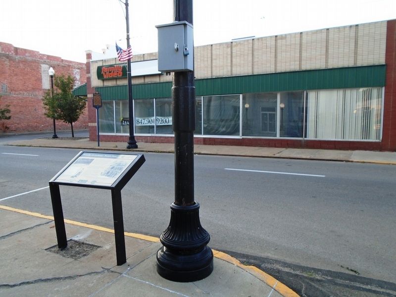 Titusville Oil Exchange: World's First Marker. Click for full size. Titusville Oil Exchange: World's First Marker image. Click for full size.