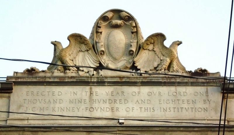 Titusville Trust Company Building Dedication Stone Detail. Click for full size. Titusville Trust Company Building Dedication Stone Detail image. Click for full size.