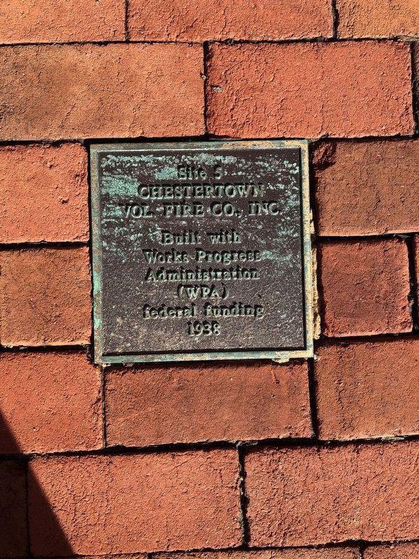 Chestertown Vol. Fire Co., Inc. Marker. Click for full size. Chestertown Vol. Fire Co., Inc. Marker image. Click for full size.