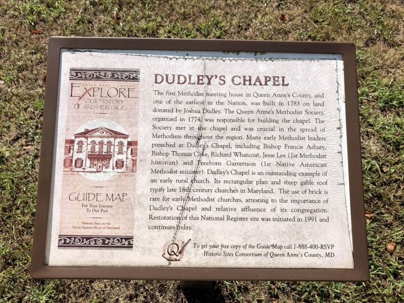 Dudley's Chapel Marker image. Click for full size.