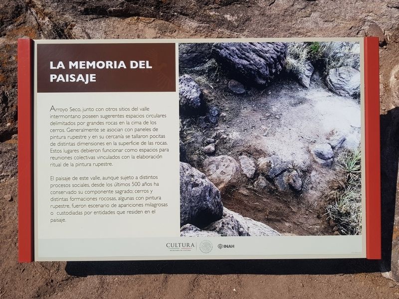 The Memory of the Landscape Marker. Click for full size. The Memory of the Landscape Marker image. Click for full size.