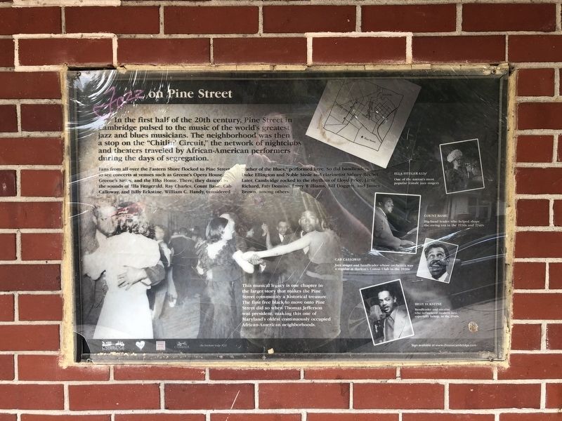Jazz on Pine Street Marker. Click for full size. Jazz on Pine Street Marker image. Click for full size.