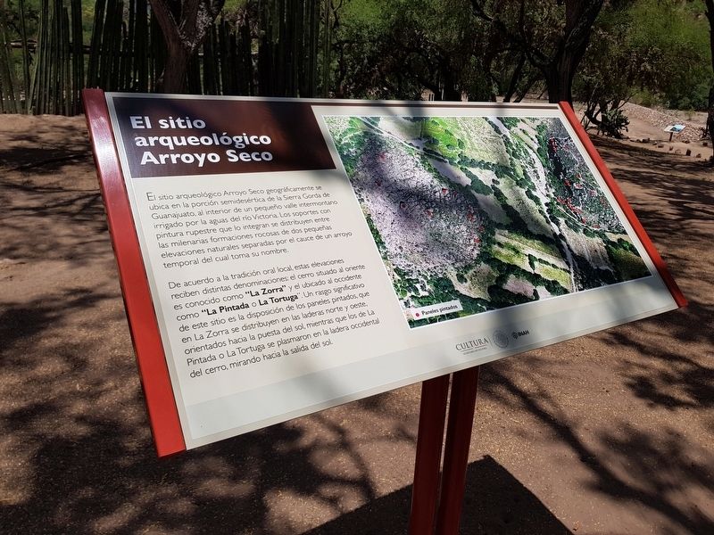 The Arroyo Seco Archaeological Site Marker image. Click for full size.