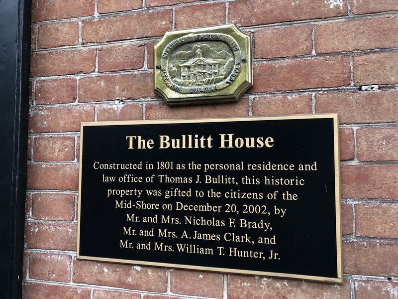 The Bullitt House Marker image. Click for full size.
