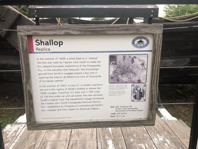Shallop Marker image. Click for full size.