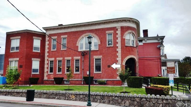 Haverstraw King's Daughters Public Library<br>(<i>south side view from Main Street</i>). Click for full size. Haverstraw King's Daughters Public Library<br>(<i>south side view from Main Street</i>) image. Click for full size.