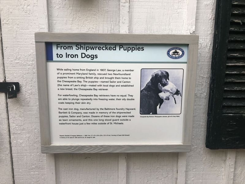From Shipwrecked Puppies to Iron Dogs Marker image. Click for full size.