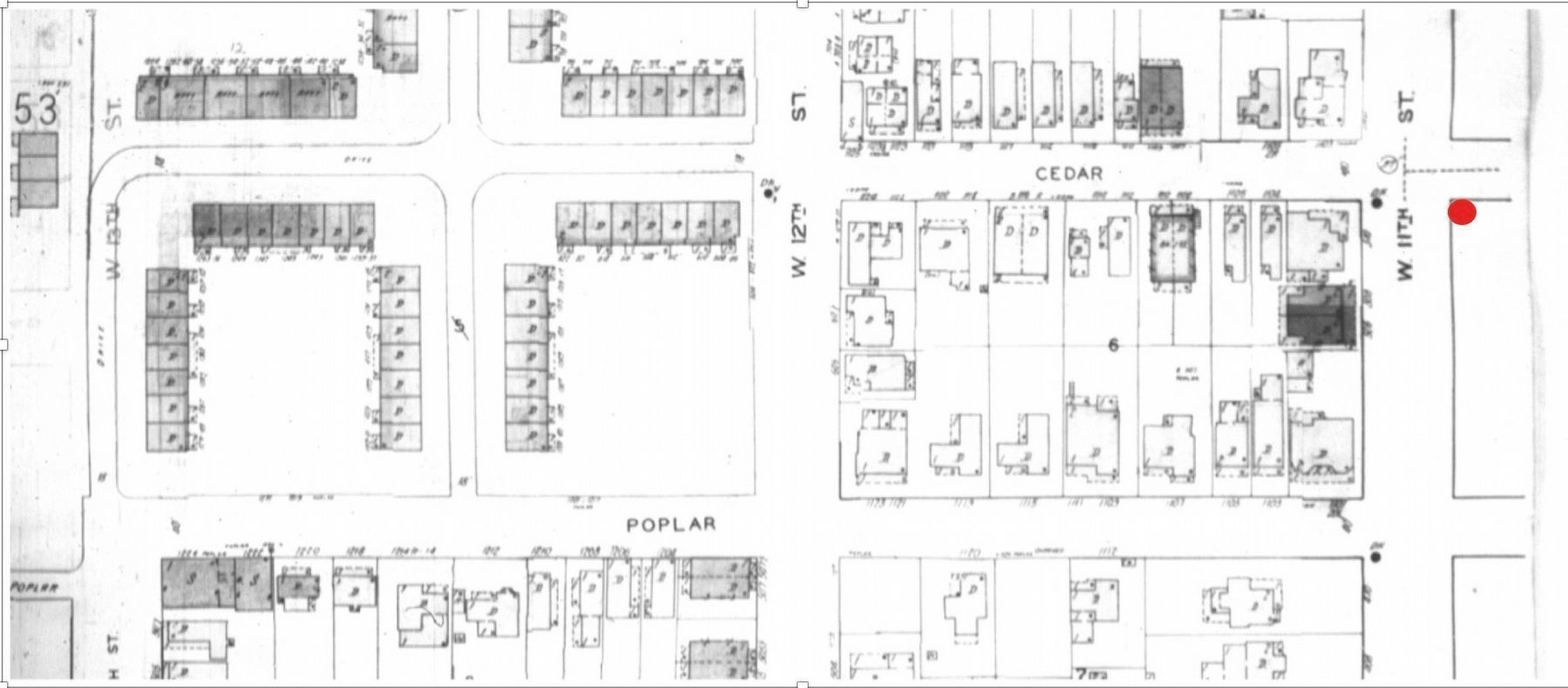 Sanborn Fire Insurance map image. Click for full size.