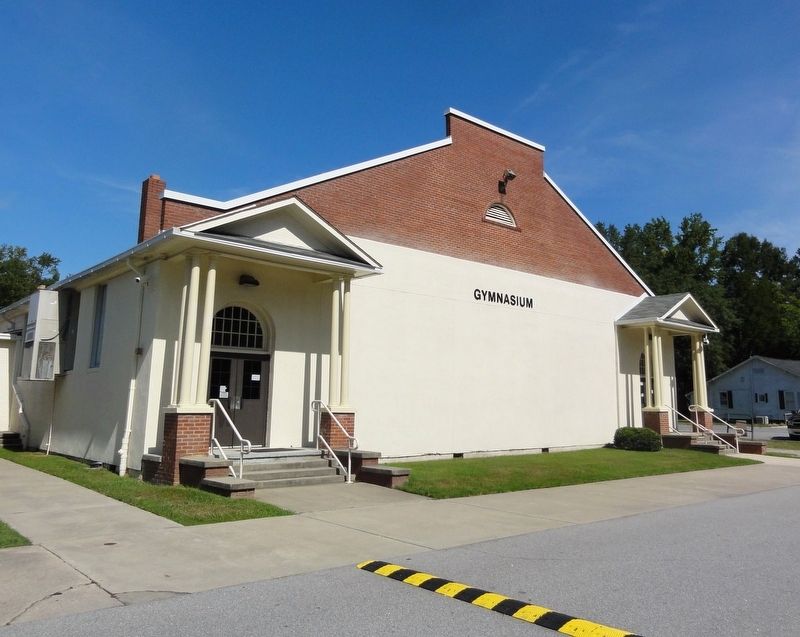 Blythewood School Gymnasium built 1938. Click for full size. Blythewood School Gymnasium built 1938 image. Click for full size.