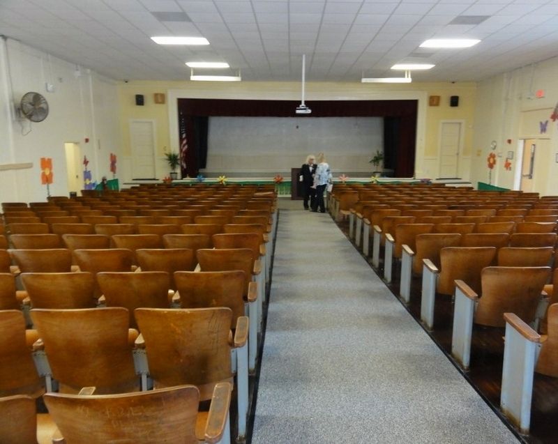 Blythewood School Auditorium interior image. Click for full size.