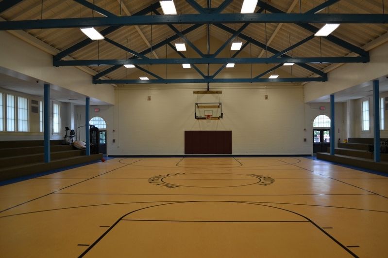Blythewood School Gymnasium interior image. Click for full size.