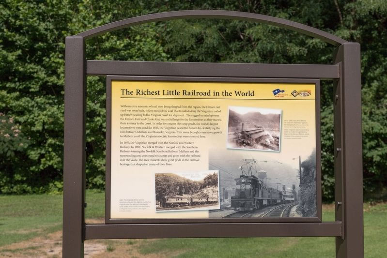 The Richest Little Railroad in the World Interpretive Panel. Click for full size. The Richest Little Railroad in the World Interpretive Panel image. Click for full size.