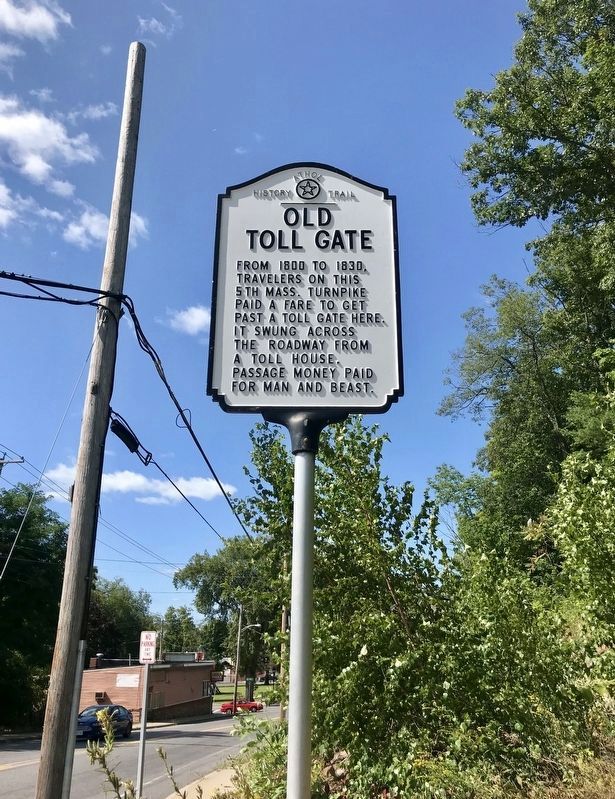 Old Toll Gate Marker image. Click for full size.