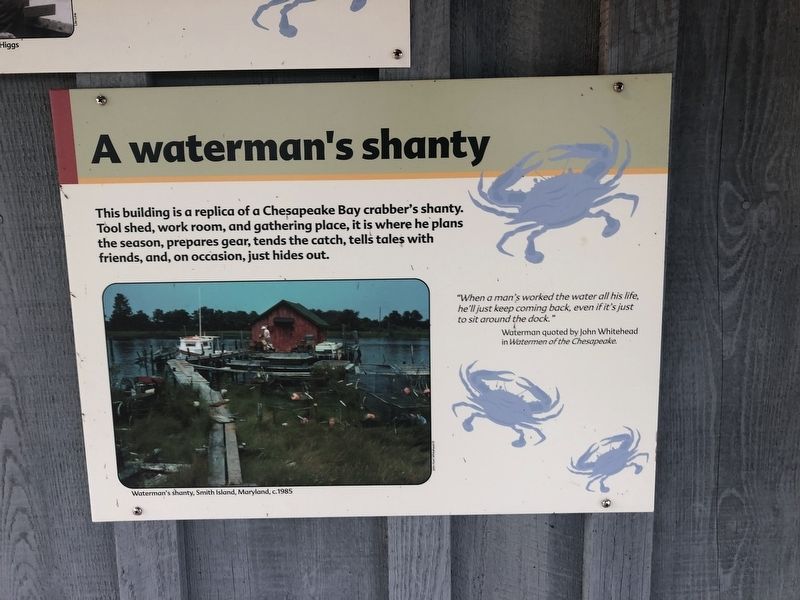 A waterman's shanty image. Click for full size.