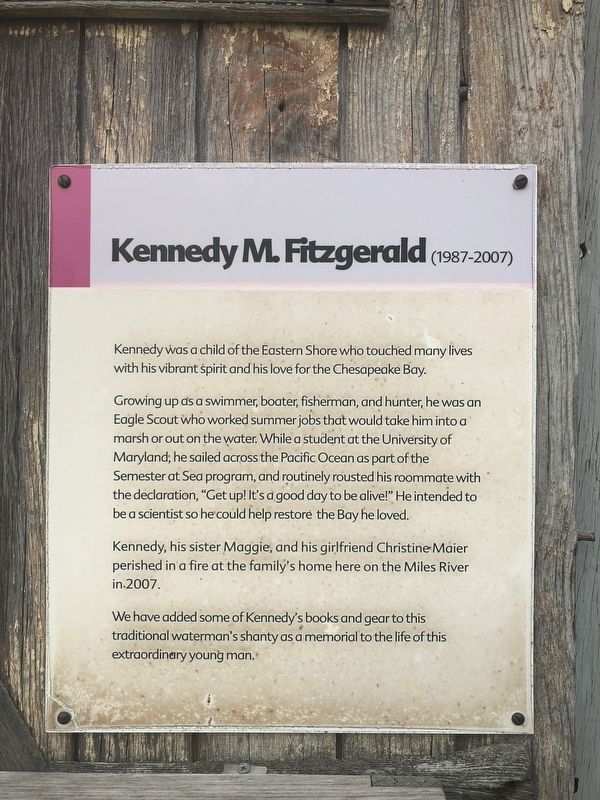 Kennedy M. Fitzgerald Marker image. Click for full size.