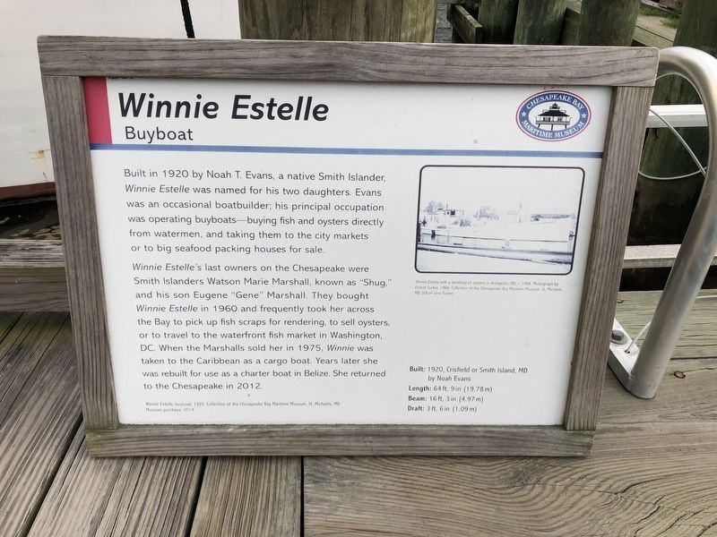 <i>Winnie Estelle</i> Marker image. Click for full size.