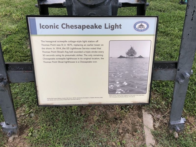 Iconic Chesapeake Light Marker image. Click for full size.