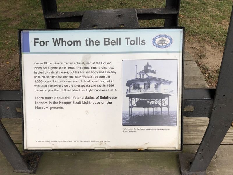 For Whom the Bell Tolls Marker image. Click for full size.