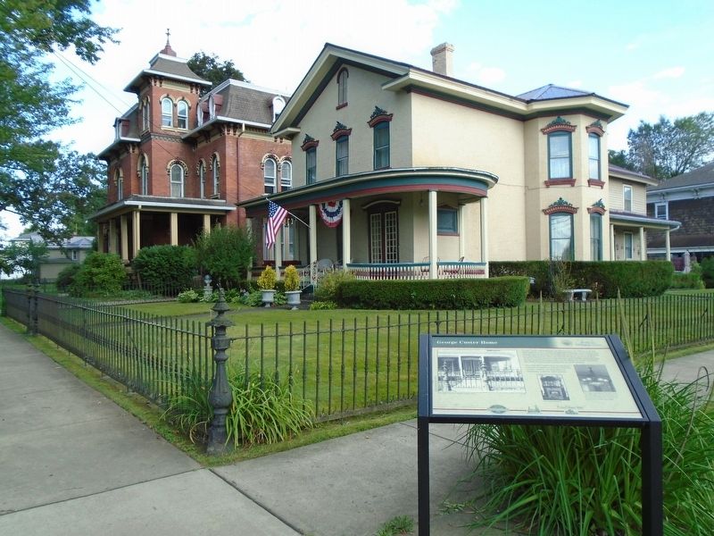 George Custer Home and Marker image. Click for full size.
