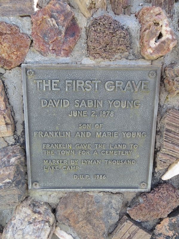 The First Grave Marker image. Click for full size.