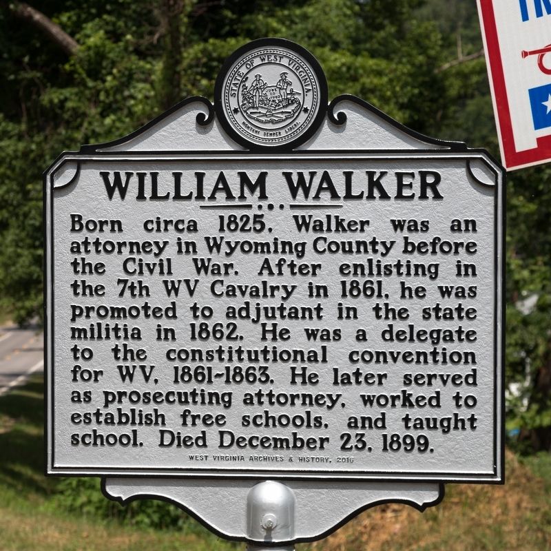 William Walker Marker image. Click for full size.