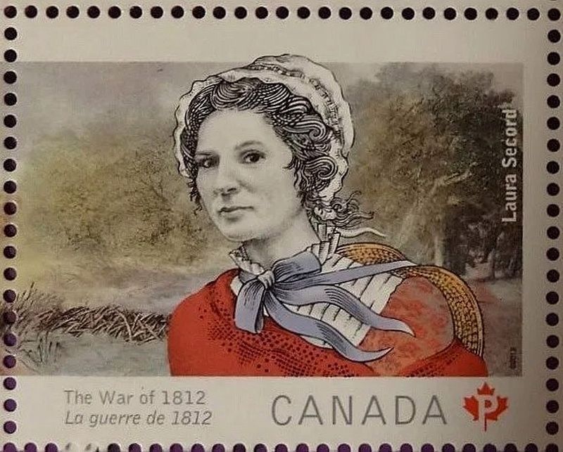 Laura Ingersoll Secord Stamp image. Click for full size.