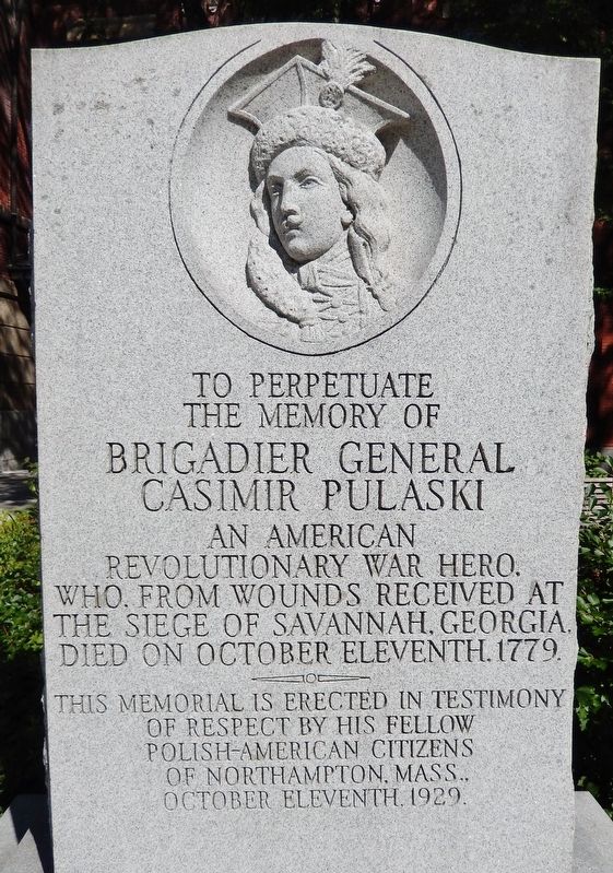 Brigadier General Casimir Pulaski Marker image. Click for full size.