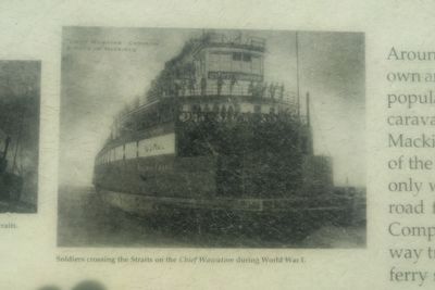 Railroad Ferries Marker - middle image image. Click for full size.