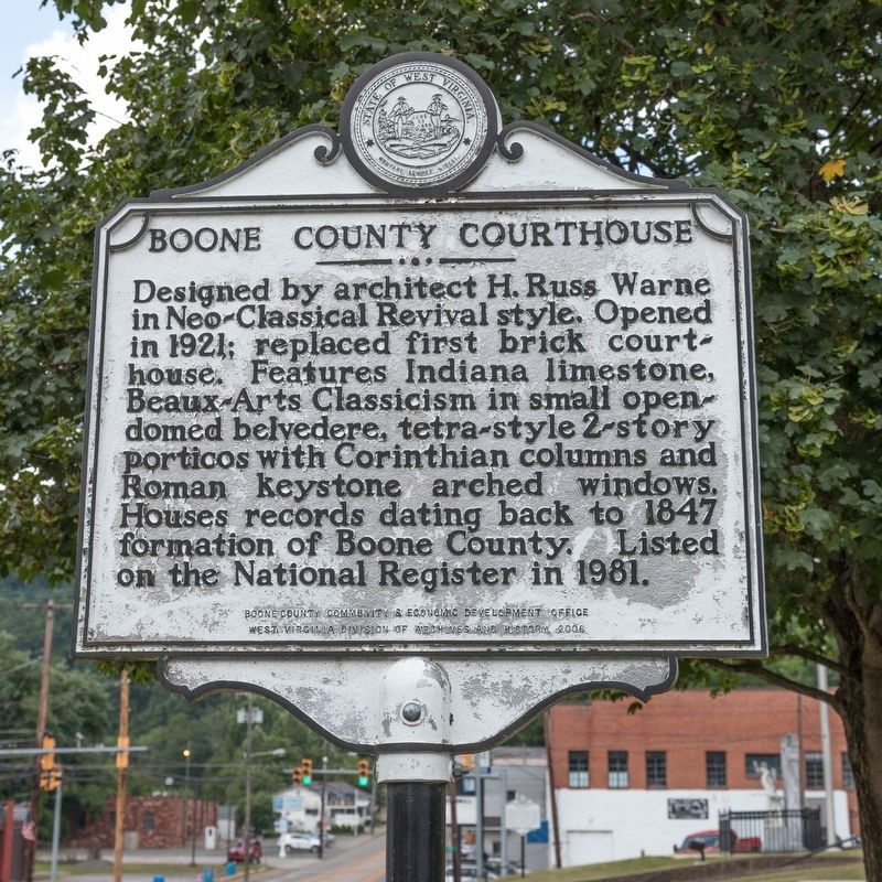 Boone County Courthouse Marker image. Click for full size.