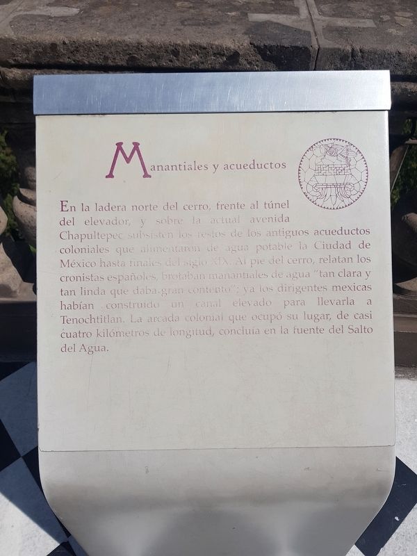 Springs and Aqueducts Marker image. Click for full size.