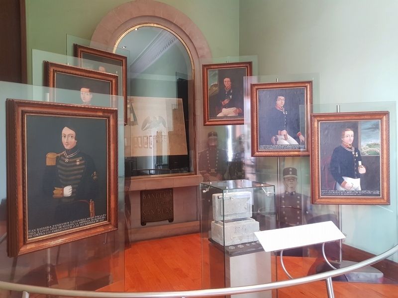 A display dedicated to the Heroic Cadets at the National History Museum at Chapultepec. Click for full size. A display dedicated to the Heroic Cadets at the National History Museum at Chapultepec image. Click for full size.