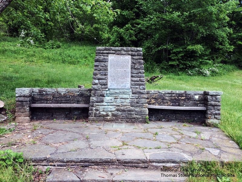 "The Blackwater Men Had Come Over the Mountain" Marker image. Click for full size.