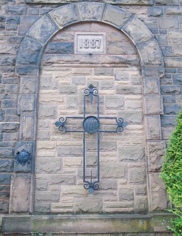In The Cross of Christ We Glory Marker and Cross. Click for full size. In The Cross of Christ We Glory Marker and Cross image. Click for full size.