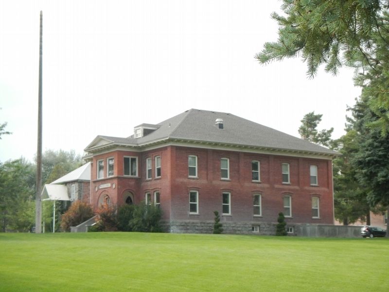 Albion State Normal School building image. Click for full size.
