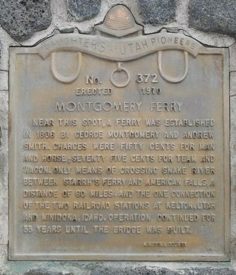 Montgomery Ferry Marker image. Click for full size.