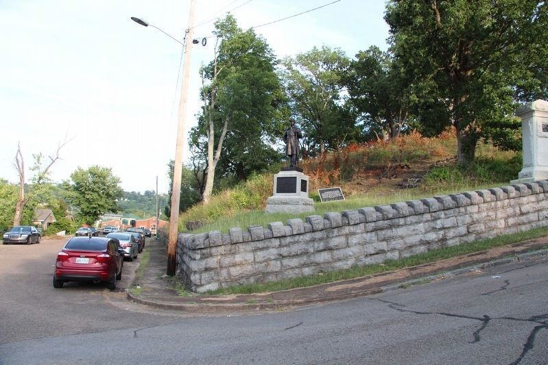 The Monuments in the Western Section of Orchard Knob Marker image. Click for full size.