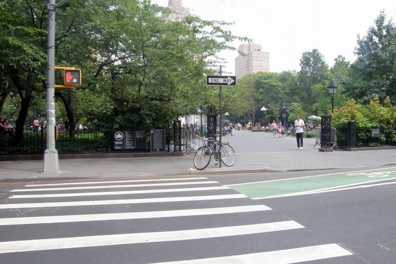 Washington Square Park Marker image. Click for full size.