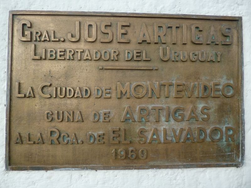 General José Artigas Marker image. Click for full size.