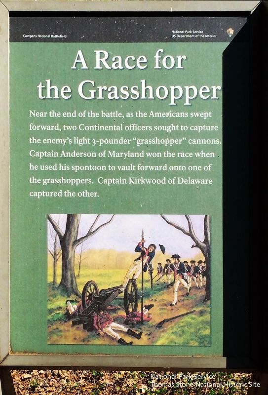 A Race for the Grasshopper Marker. Click for full size. A Race for the Grasshopper Marker image. Click for full size.