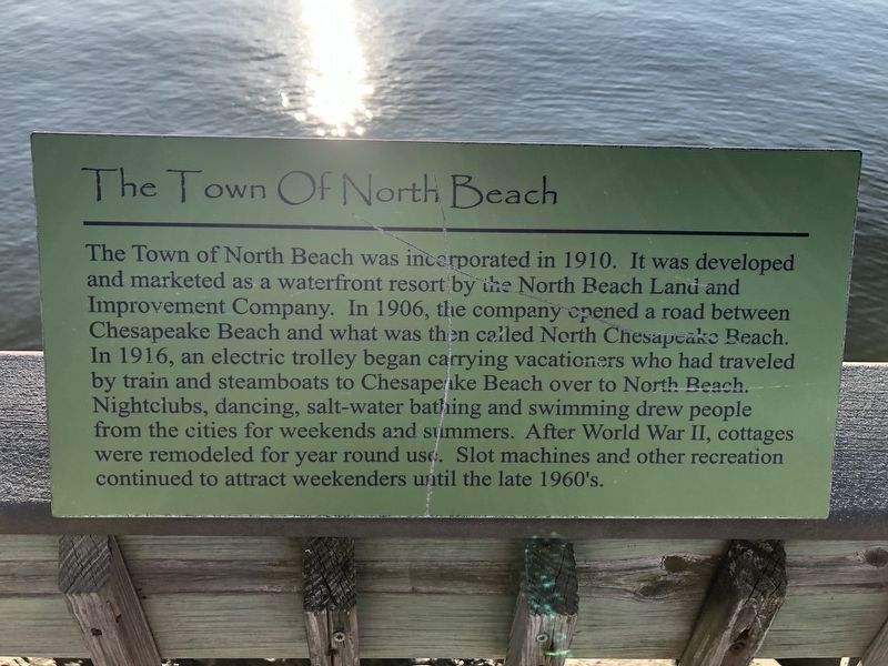 The Town of North Beach Marker image. Click for full size.