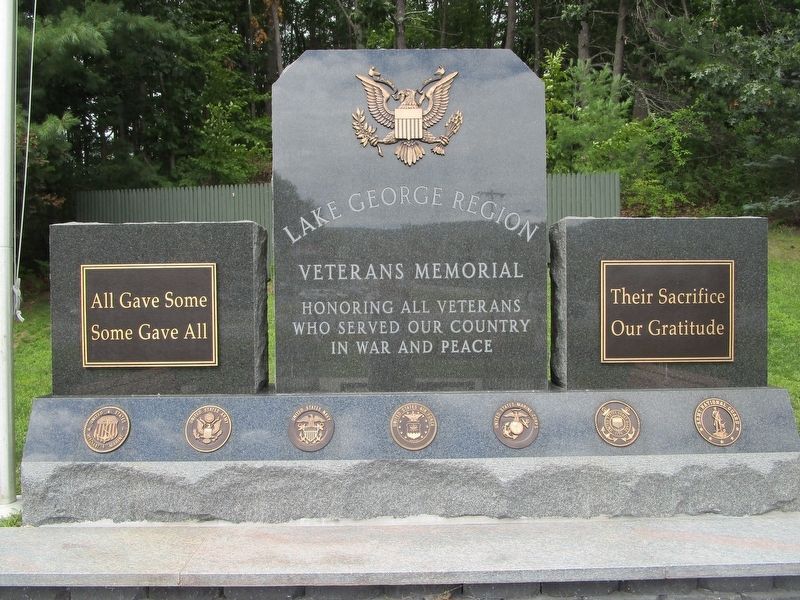 Lake George Region Veterans Memorial image. Click for full size.