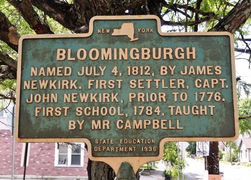 Bloomingburgh Marker image. Click for full size.