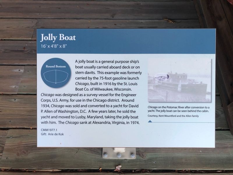 Jolly Boat Marker image. Click for full size.