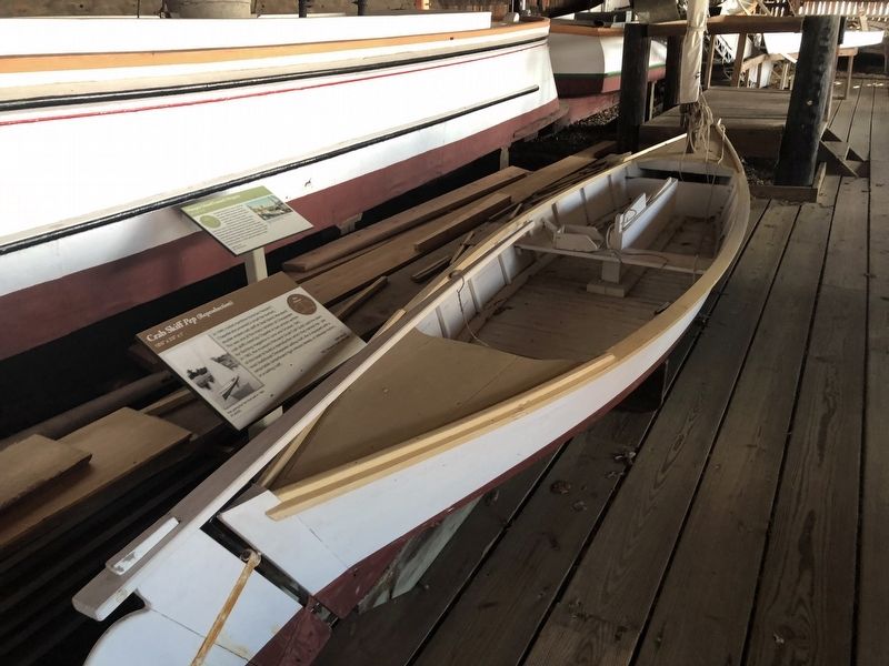 Crab Skiff <i>Pep</i> (Reproduction) Marker. Click for full size. Crab Skiff <i>Pep</i> (Reproduction) Marker image. Click for full size.