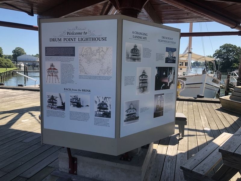Welcome to Drum Point Lighthouse Marker. Click for full size. Welcome to Drum Point Lighthouse Marker image. Click for full size.