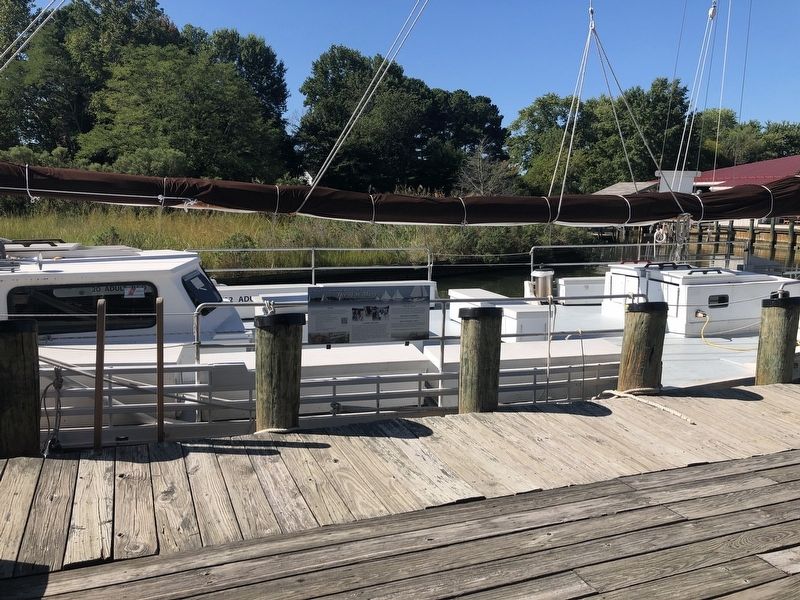 Calvert Marine Museum's <i>Dee of St. Mary's</i> Marker. Click for full size. Calvert Marine Museum's <i>Dee of St. Mary's</i> Marker image. Click for full size.