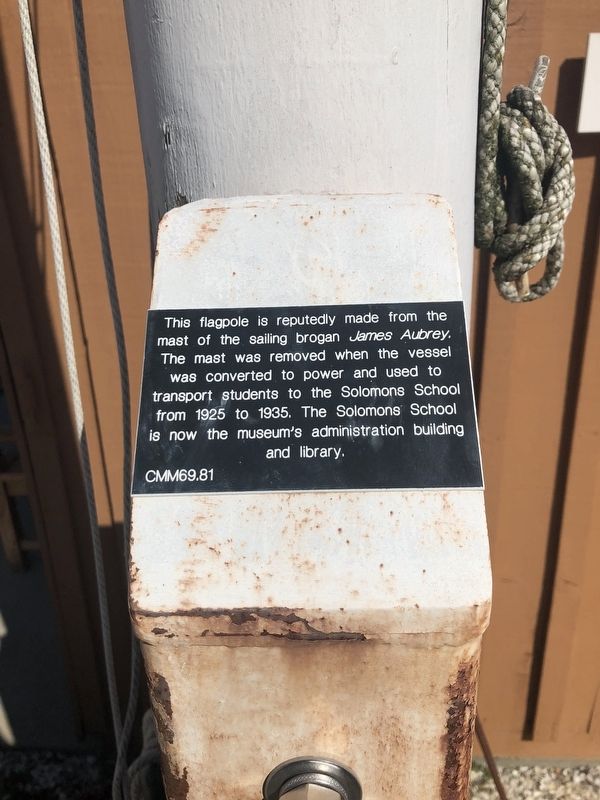 This flagpole Marker image. Click for full size.